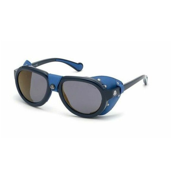 Moncler Round Style Blue Polarized Lens. - Picture 1 of 4